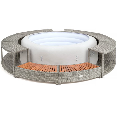 Lay spa rattan hot tub - hot,