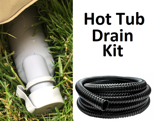 Hot tub drain tube tubing - hot,